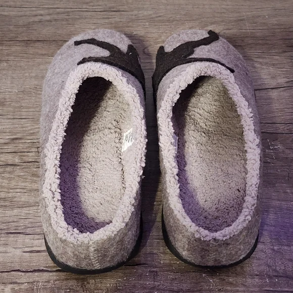LL Bean Daybreak Scuffs Dog Women's Slippers Size 9 Gray - Picture 8 of 9